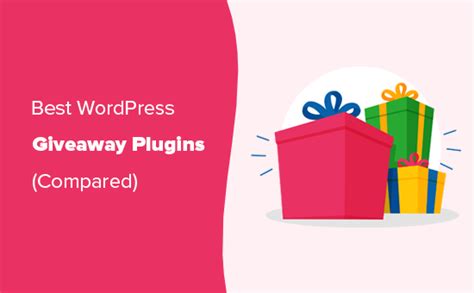 wordpress sweepstakes plugin|6 Best WordPress Giveaway and Contest Plugins Compared (202.